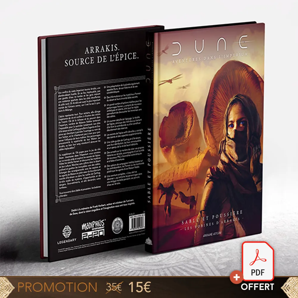 Dune: Aventures dans l'Imperium - Sable et Poussière - Arkhane Asylum ...