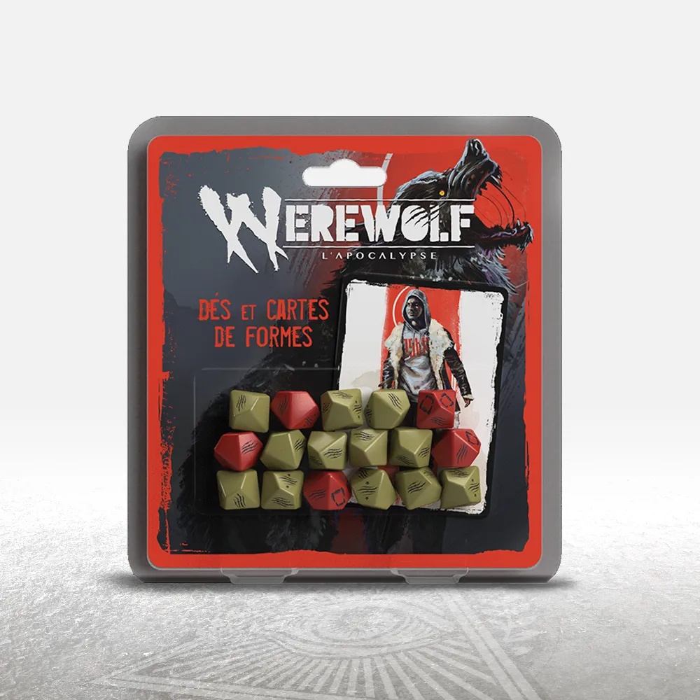 Werewolf: Set de dés et Cartes de formes