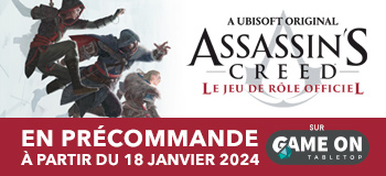Assassin's Creed, le jeu de rôle officiel arrive en précommande en français 